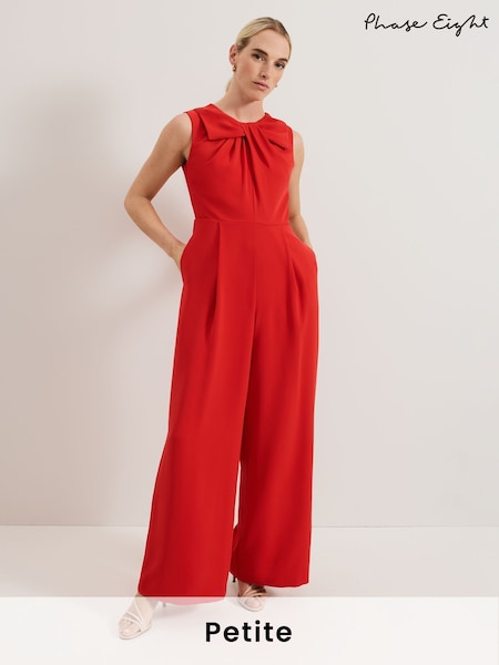 Phase Eight Red Petite Saffron Jumpsuit (F50591) | €190