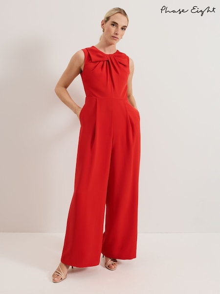 Phase Eight Red Saffron Jumpsuit (F50616) | €190