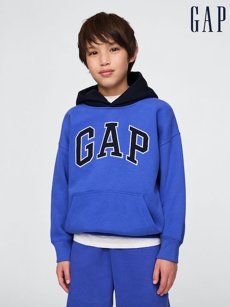 Gap Blue Vintage Soft Logo Hoodie (4-13yrs) (F50651) | €25
