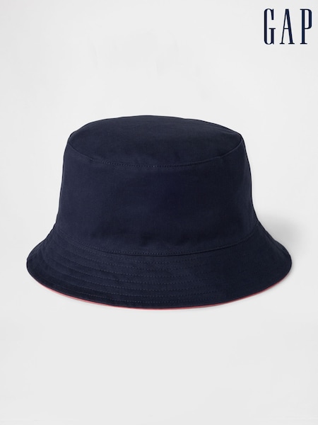 Gap Blue & Pink Kids Reversible Organic Cotton Bucket Hat (4-10yrs) (F50666) | €21