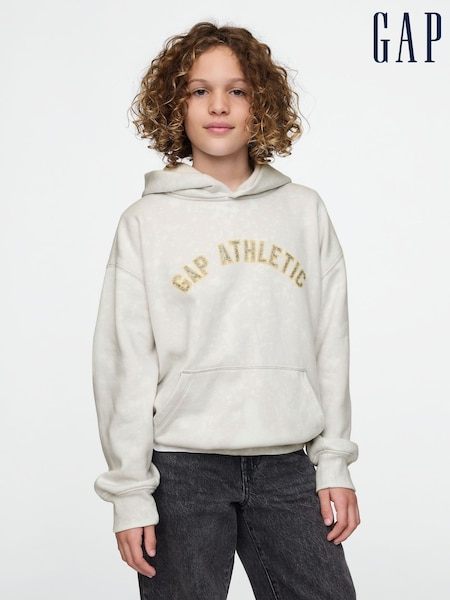 Gap Grey Vintage Soft Logo Hoodie (4-13yrs) (F50670) | €29