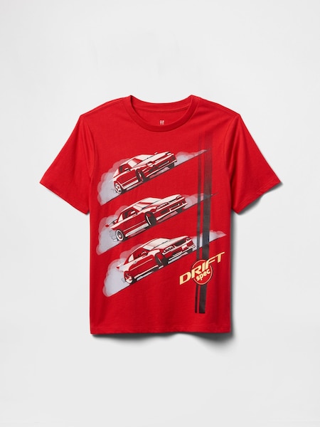 Red Car - Gap Short Sleeve Graphic T-Shirt (4-13yrs) (F50693) | 74 LEI