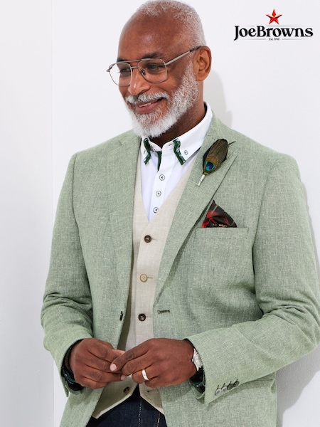 Joe Browns Green Linen Blend Blazer (F50754) | AED670