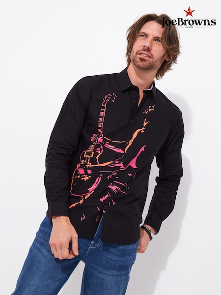 Joe Browns Music Man Print Long Sleeve 100% Cotton Shirt (F50784) | 2 704 грн
