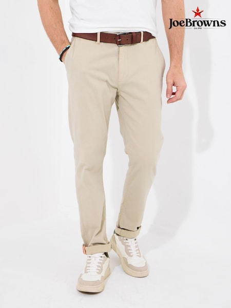Joe Browns Natural Straight Leg Chino Trousers (F50926) | €64