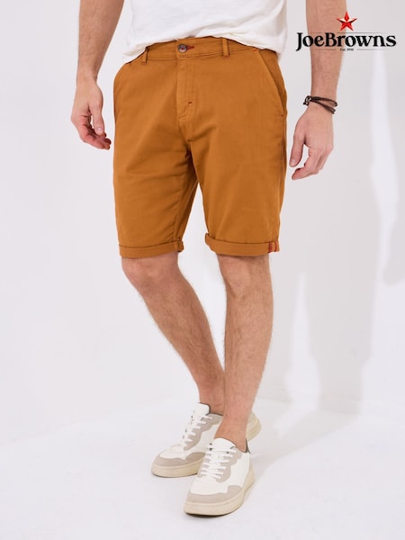 Joe Browns Orange Washed Chinos Shorts (F50928) | €53
