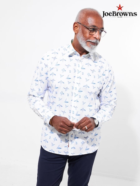Joe Browns Sketchy Bird Print 100% Cotton Shirt (F50944) | 64 €