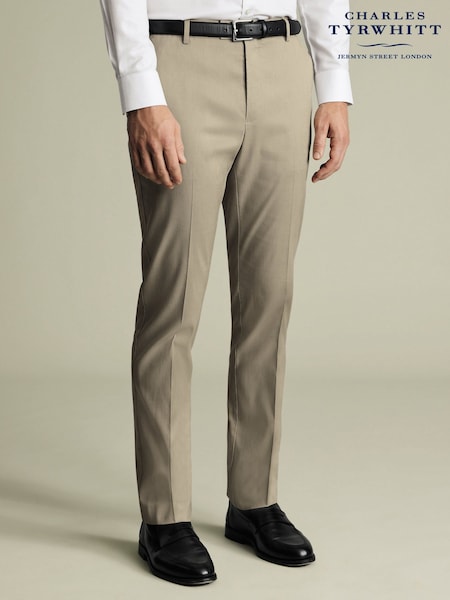 Charles Tyrwhitt Natural Slim Fit Smart Trousers (F50963) | €132