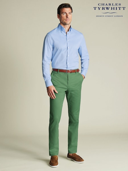 Charles Tyrwhitt Green Smart Casual Chino Trousers (F50965) | €118
