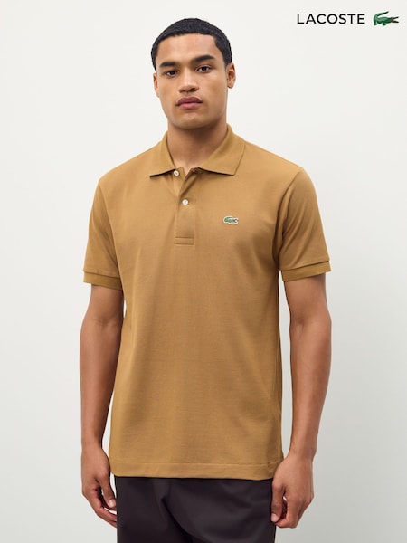 Lacoste Brown Petite Original L.12.12 Piqué Cotton Polo Shirt (F51055) | €121