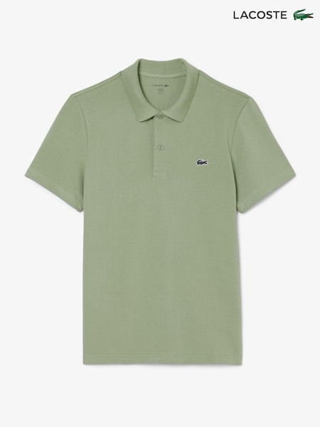 Lacoste Regular Fit Green Cotton Ottoman Polo Shirt (F51098) | €101