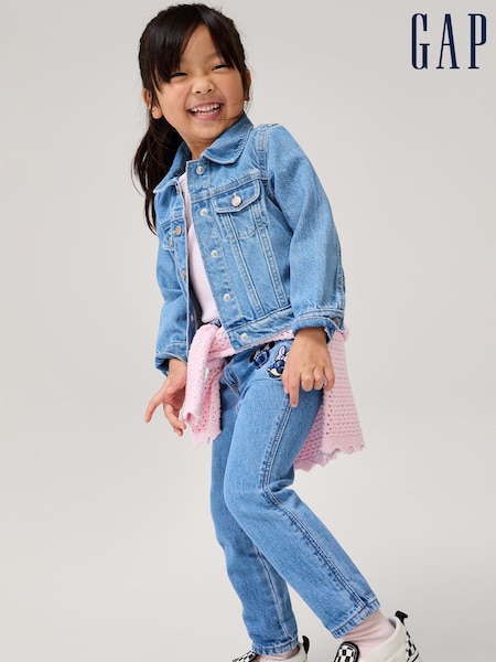 Gap Blue Disney Minnie Mouse Icon Denim Jacket (6mths-5yrs) (F51272) | €50