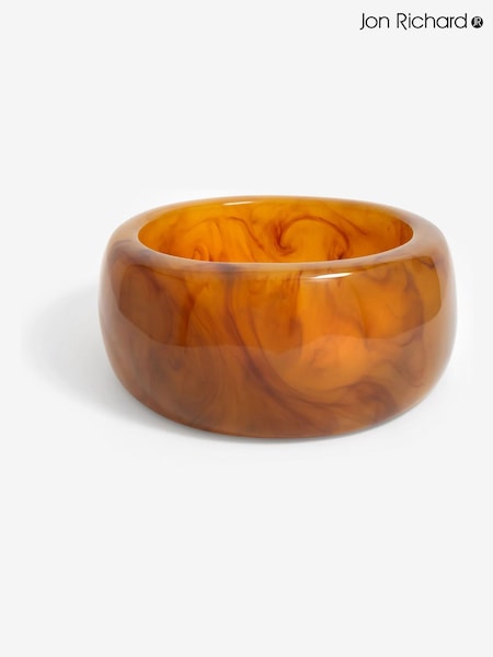 Jon Richard Amber Marbled Wide Bangle (F51322) | ‏101‏₪