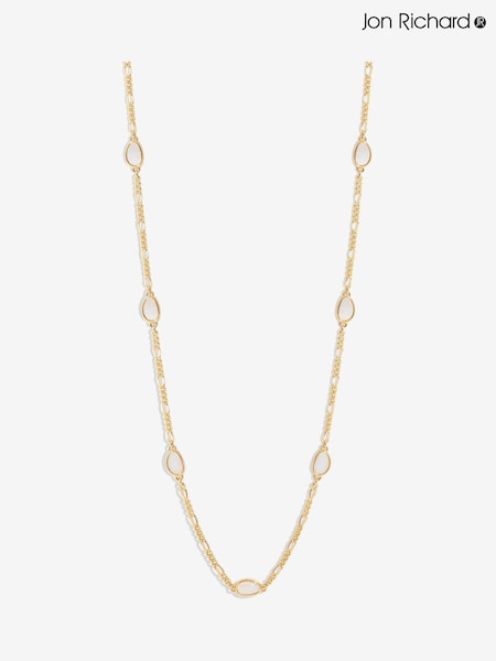 Jon Richard Gold Tone Chain Shell Station Necklace (F51359) | €32