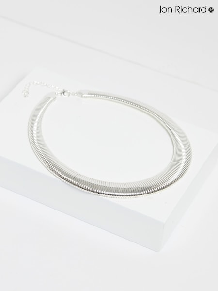 Jon Richard Silver Tone Statement Omega Necklace (F51472) | €37