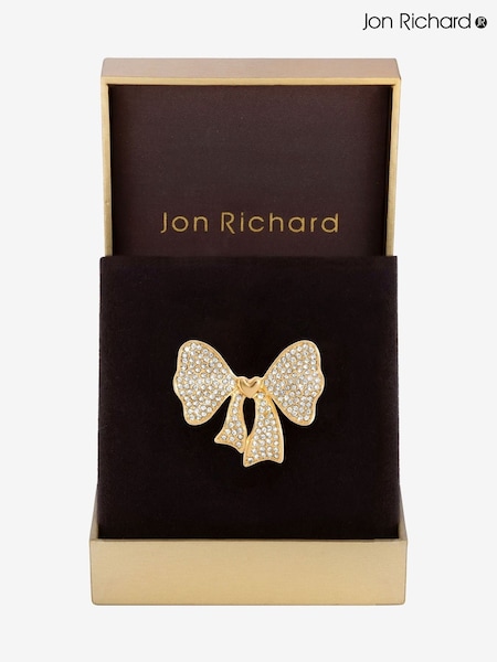 Jon Richard Gold Tone Bow Gift Boxed Brooch (F51552) | 1,081 UAH