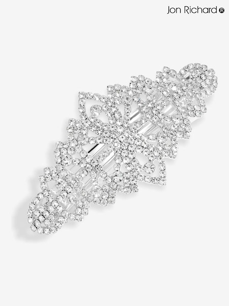 Jon Richard Silver Crystal Diamante Barette (F51566) | €18.50