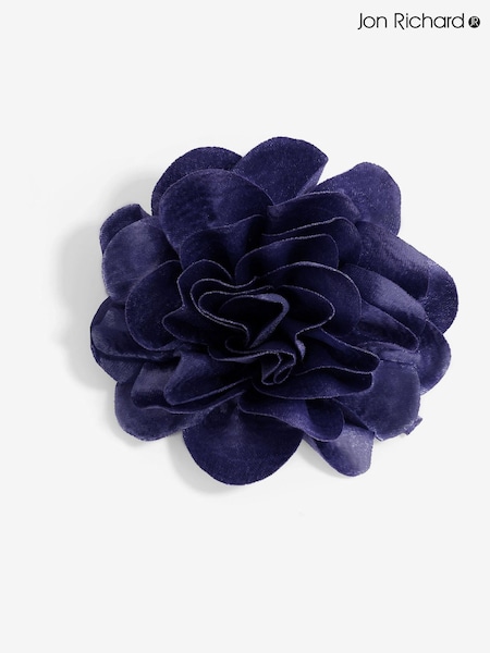 Jon Richard Gold Tone Navy Corsage Brooch (F51603) | €26