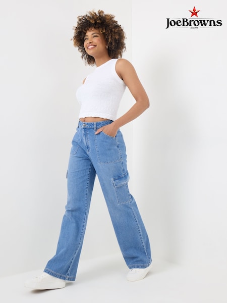 Joe Browns Alto-Waisted Denim Cargo Trousers (F51705) | 78 €