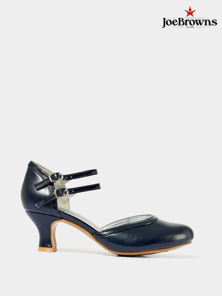 Joe Browns Double Strap Vintage Pu Mary Janes Shoes (F51728) | ‏251‏₪