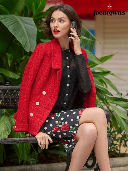 Joe Browns Red Smart Double Breasted Jacket (F51809) | €122