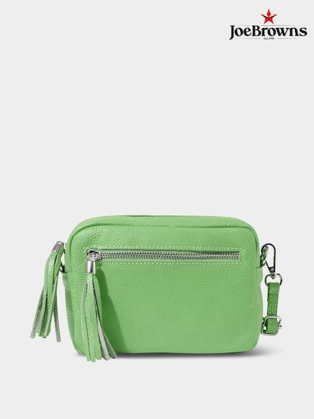 Kirkkaan Vihreä - Joe Browns Mini Leather Cross-body Bag (F51821) | €69