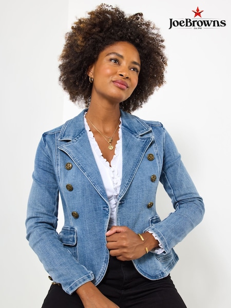 Joe Browns Casual Stretch Denim Blazer (F51845) | R$ 740