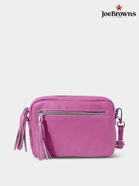 Flamingo Roz - Geantă mini de umăr din piele Joe Browns (F51916) | 328 LEI