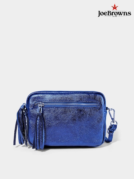 Albastru - Geantă mini de umăr din piele Joe Browns (F51948) | 328 LEI