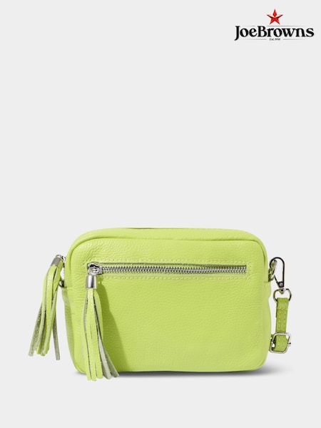 Verde - Geantă mini de umăr din piele Joe Browns (F51966) | 328 LEI