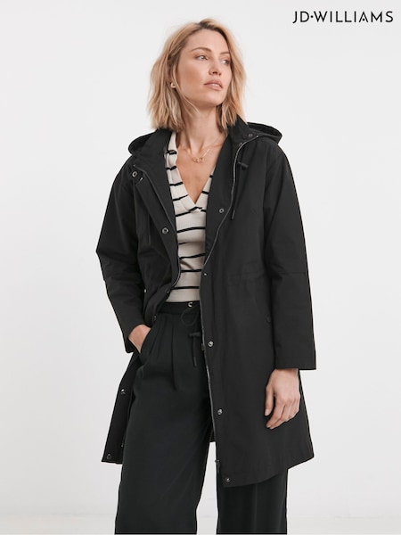JD Williams Longline Show Resistant Rain Jacket (F52011) | 506 LEI