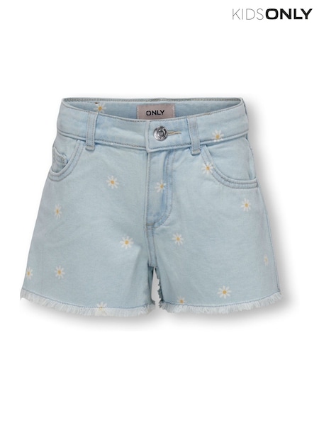 ONLY KIDS Blue Denim Flower Shorts (F52039) | ₪131