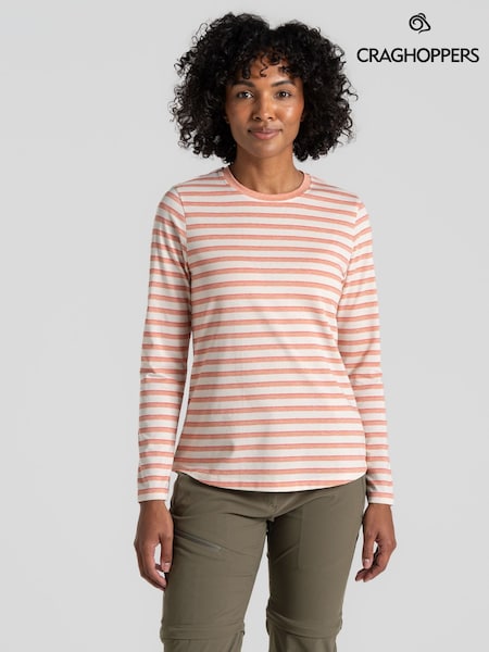 Craghoppers Nosi Life Akona Long Sleeve Brown Top (F52100) | ‏24 ر.ع.‏
