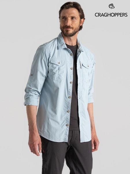Craghoppers Blue Nosi Life Adventure III Long Sleeve Shirt (F52103) | €129