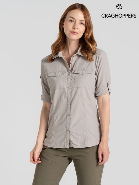 Craghoppers Nosi Life Adventure III Brown Long Sleeve Shirt (F52104) | €108
