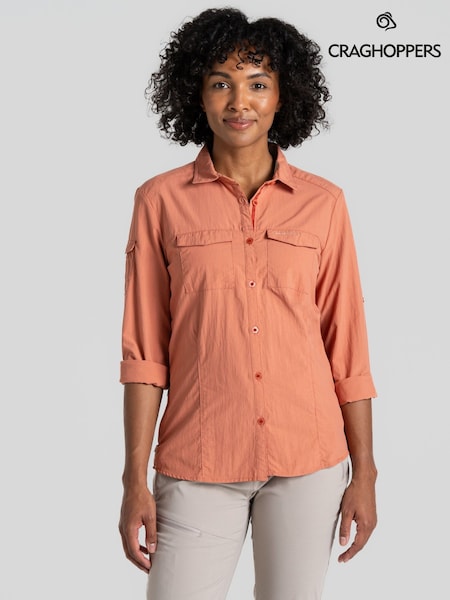 Craghoppers Red Nosi Life Adventure III Long Sleeve Shirt (F52117) | €113