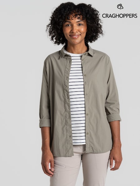 Craghoppers Green Nosi Life Freeda Long Sleeve Shirt (F52177) | €89