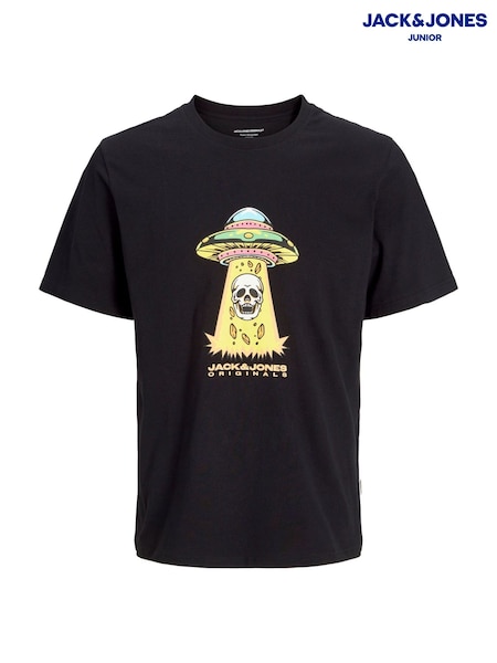 JACK & JONES JUNIOR Skull Print 100% Cotton T-Shirt (F52328) | 721 UAH