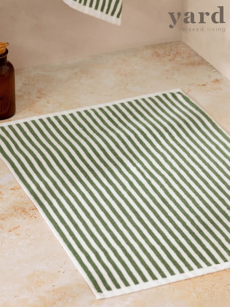 Yard Hebden Stripe 100% Cotton Bath Mat (F52390) | ‏45‏₪
