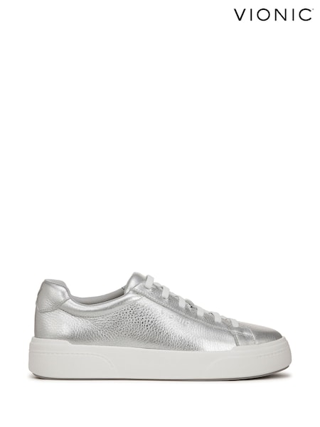 Silber - Vionic Womens Wide Fit Colbie Slip-On Arch Support Trainers (F52484) | 199 €