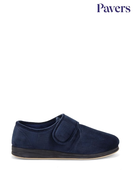 Pavers Blue Adjustable Touch Fasten Slippers (F52498) | €33