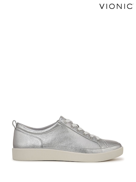 Silber - Vionic Winny Lace-Up Wide Fit Arch Support Trainers (F52526) | 191 €