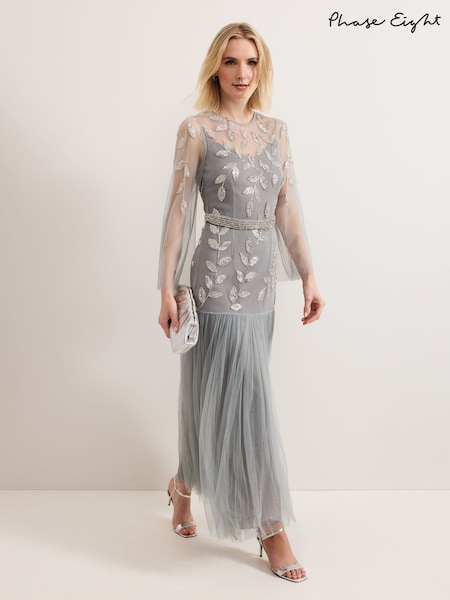 Phase Eight Blue Trish Beaded Dress (F52532) | 1,826 QAR