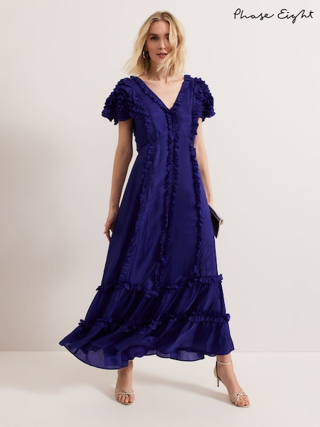 Phase Eight Purple Mary Kate Maxi Dress (F52546) | AED2,032