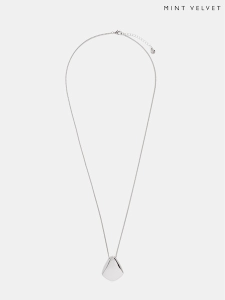 Mint Velvet Silver Tone Pendant Necklace (F52561) | €44