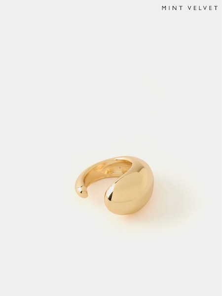 Mint Velvet Gold Tone Teardrop Ring (F52578) | €36
