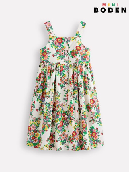 Boden Cream Remy Button Through Dress (F52673) | AED204 - AED227