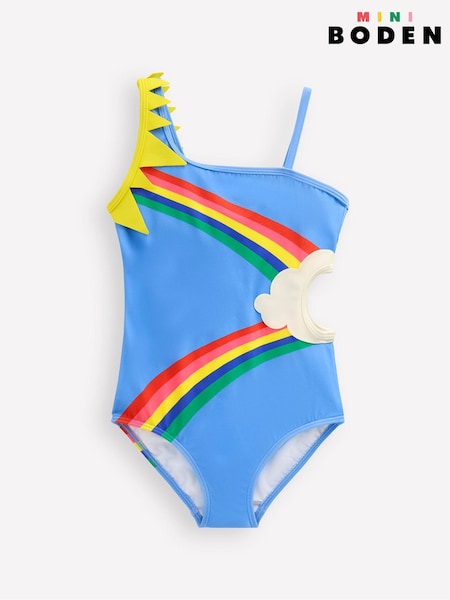 Boden Blue Lettice Cut Out Swimsuit (F52693) | $35 - $40