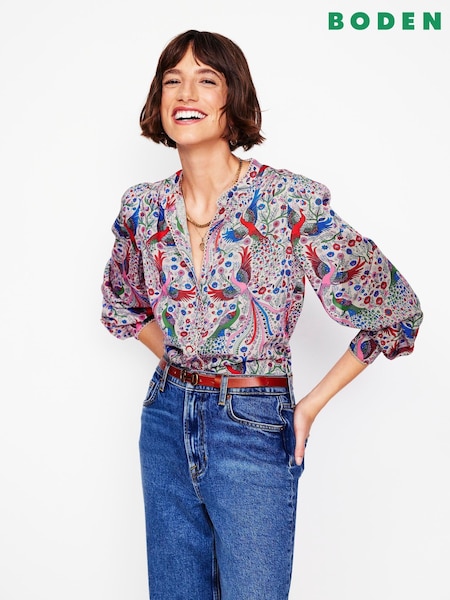 Boden Ara Long Sleeve Top (F52702) | 469 LEI