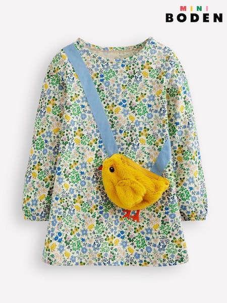 Boden Cream Long Sleeve Bag 100% Cotton Tunic (F52703) | €40 - €47